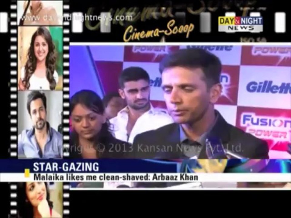 Chitrangada, Rahul Dravid, Arbaaz at Gillette launch