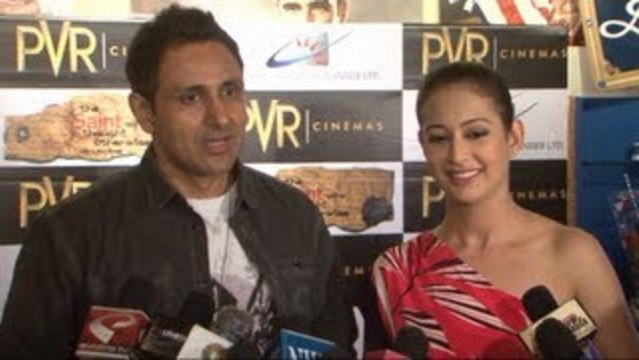 Preeti Jhangiani & Parvin Dabas at the Premier of Film Saint