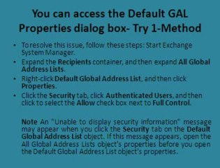Retrieve Exchange Address Book