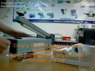 máy hàn miệng túi dập tay giá rẻ 0902286558