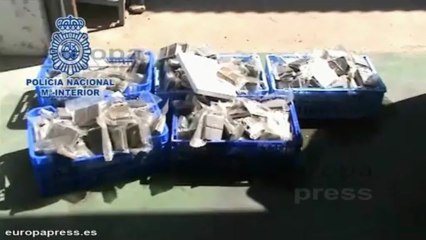 14 detenidos por introducir hachís en cajas de sardinas
