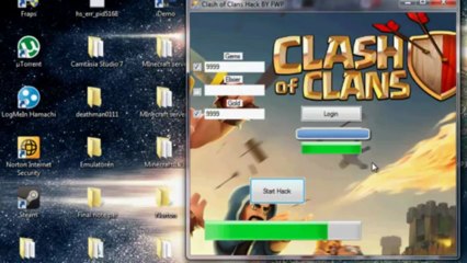 THE FIRST REAL CLASH OF CLANS HACK {Made by FWProduction}
