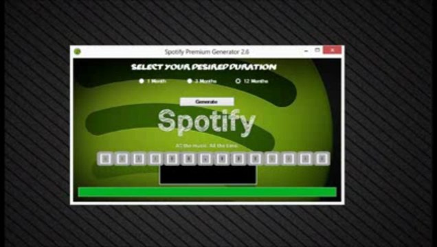 Spotify Premium Code Generator | Générateur | July - Août 2013 Update