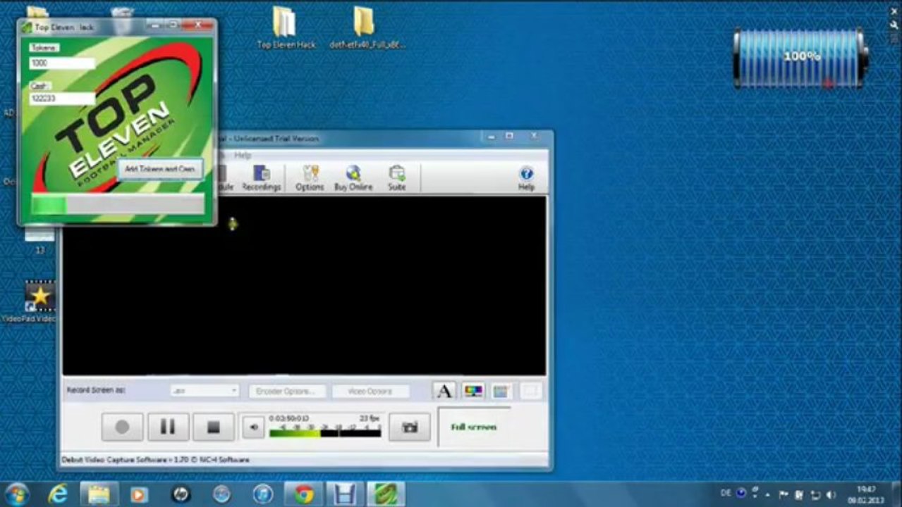 Top Eleven Hack July 2013 WORKING 100%