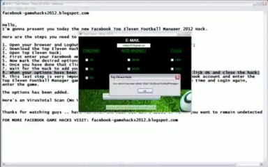 Top Eleven Football Manager Hack 2013 (2)