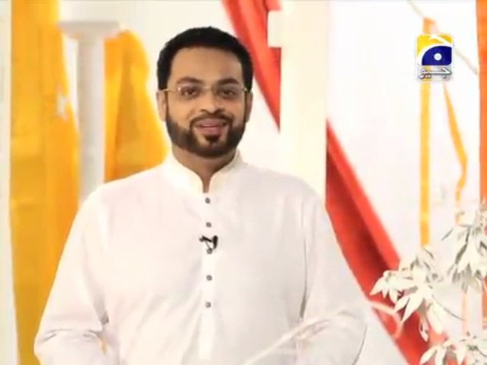 Aaman Ramzan 1st Presation of @AamirLiaquat on Geo Tv 29-8-2013