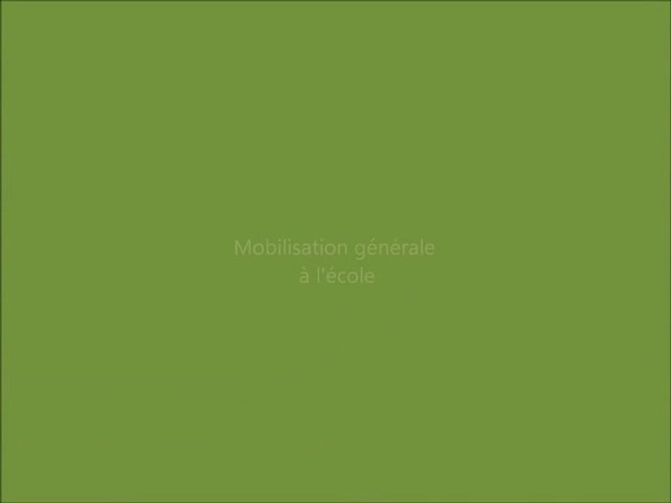 Court métrage : Mobilisation générale à l'école