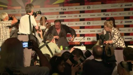 Festival de Moscou: Gérard Depardieu présente "Raspoutine"
