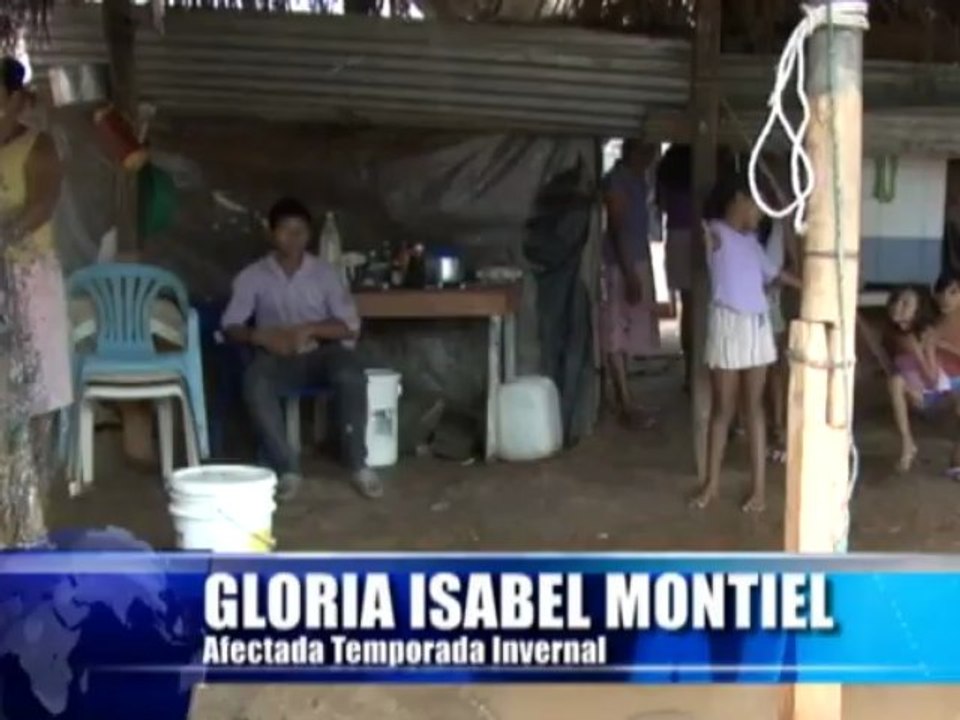 Habitantes del sur de Montelíbano sienten la fuerza de la temporada invernal