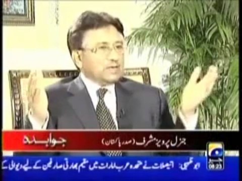 General Pervez Musharraf in Jawab Deyh - 4 (GEO TV 2006)