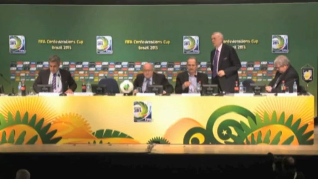 Confed Cup: Trotz Proteste - Blatter zieht positives Fazit