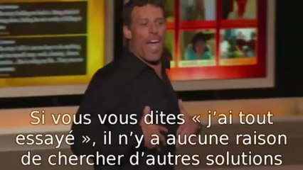Tony Robbins : 3 moyens davoir du succès