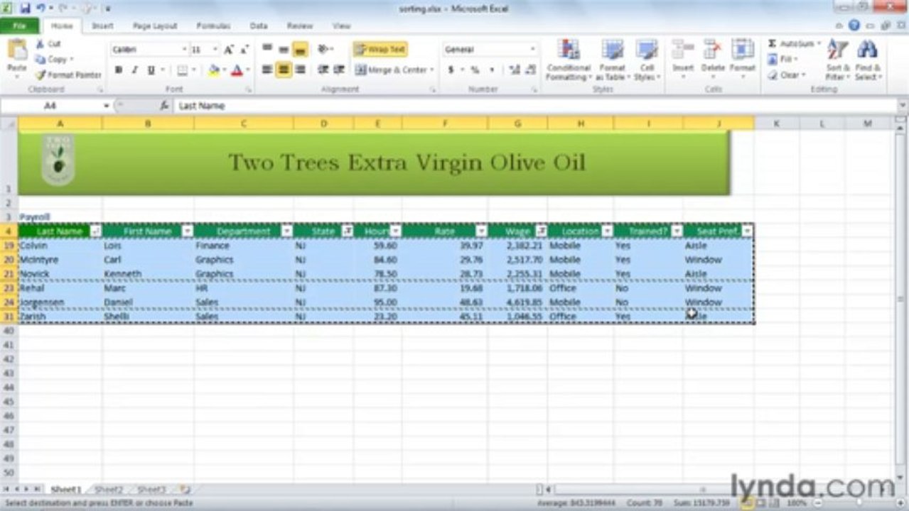 0903 Basic and multi-field sorting