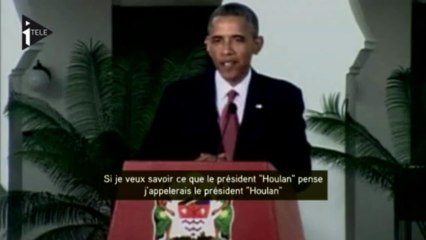 Quand Obama écorche le nom du président "Houllan"