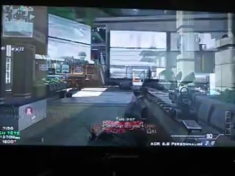 Vidéo Call of Duty Modern Wafare 3 a l'ACR 6.8 et UMP45