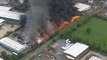 Firefighters battle UK plant blaze