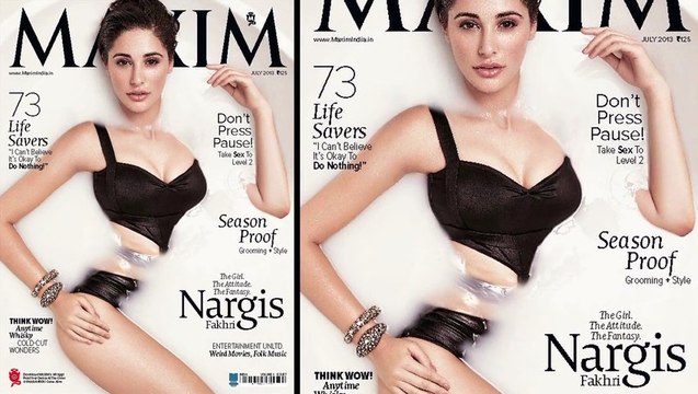 Hot Nargis Fakhri Poses In A Bikini In A Bathtub ! Hot Or Not ?