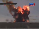 Crash de la fusée russe au décollage