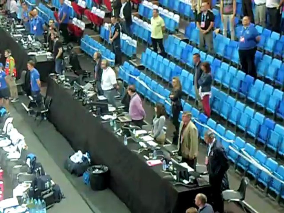 Euro Basket Women 2013 - Match de classement - Hymne nationale de l'Italie