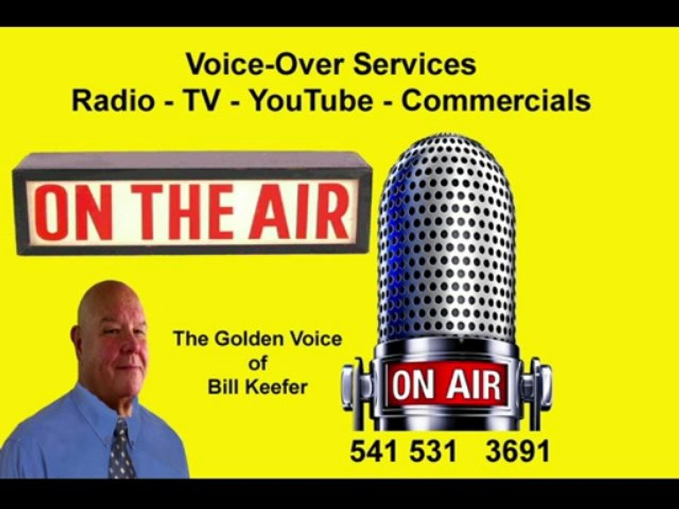 VOICE-OVER FOR MEDFORD OREGON SMALL BUSINESS RADIO TV YOUTUBE