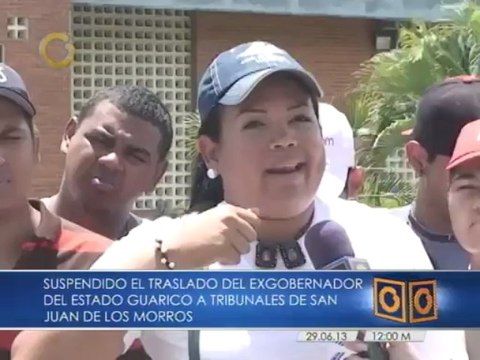 Suspenden traslado de exgobernador de Guárico a Tribunales de San Juan de Los Morros