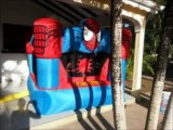GUADELOUPE LOCATION CHATEAU GONFLABLE SPIDERMAN