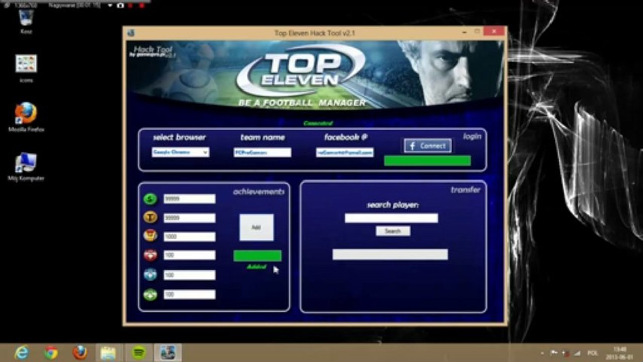 Pirate TOP ELEVEN pour illimité cash, tokens et fans[Français]