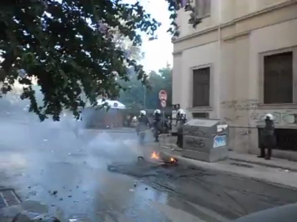 Επεισόδια στο κέντρο της Πάτρας