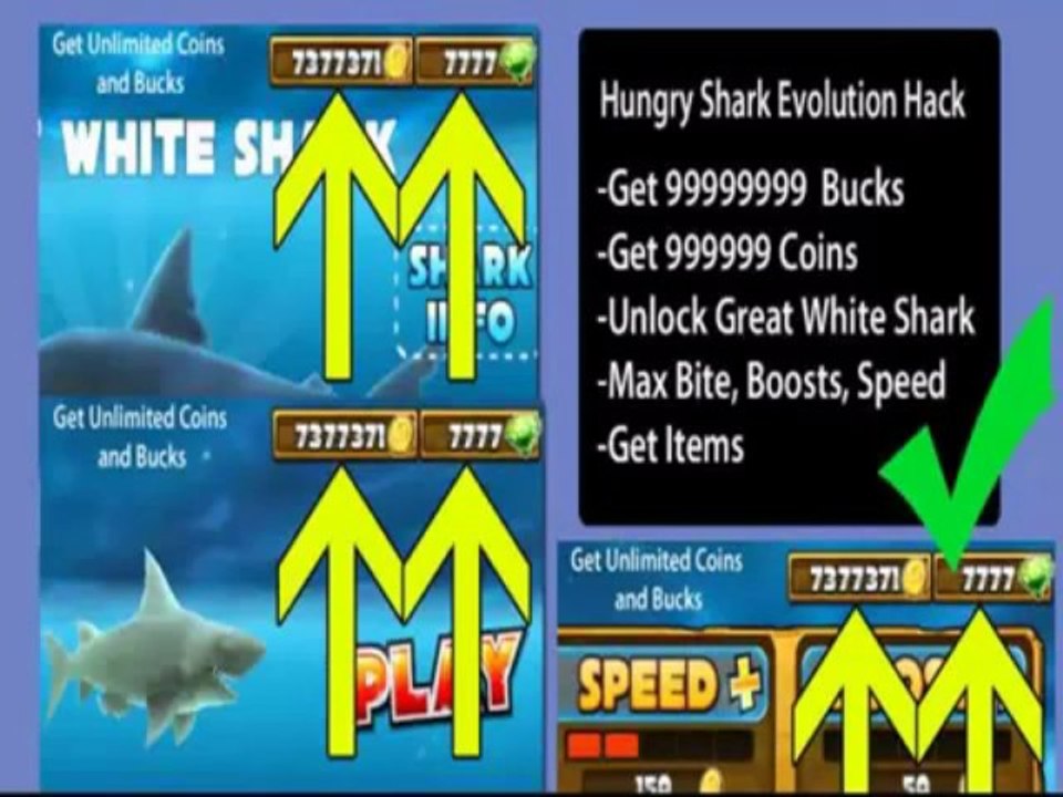 Hack on Hungry Sharks Evolution - 100% Working