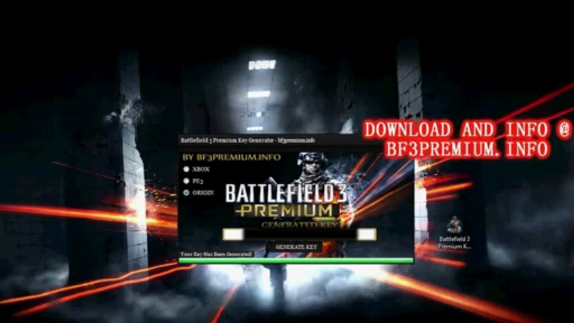 Battlefield 3 Premium Key Generator [XBOX PS3 ORIGIN] - video Dailymotion