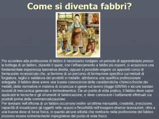 Cosa è un fabbro e come si diventa fabbri ?