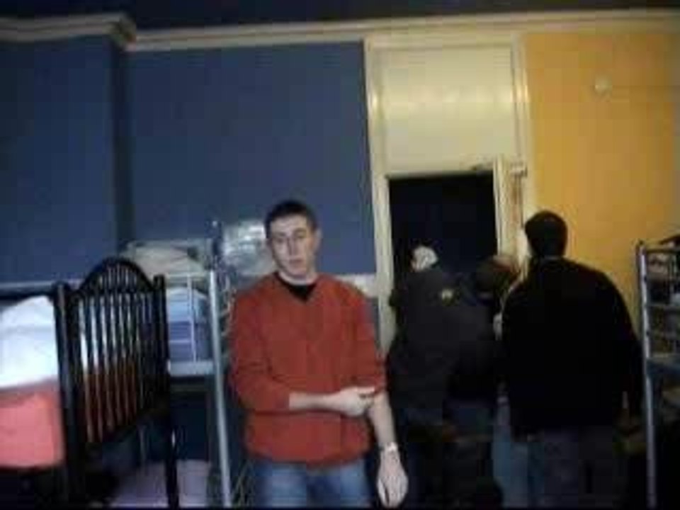 arrivé dans la chambre..