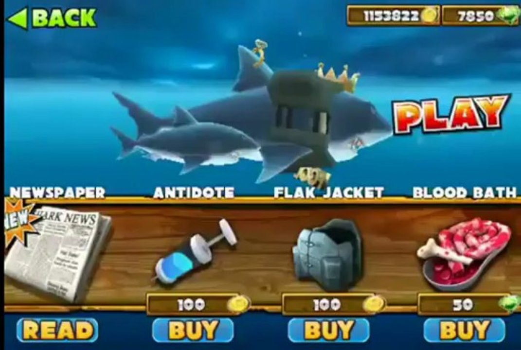 Hungry Shark Evolution Hack (Unlimited Bucks, Coins, Unlock