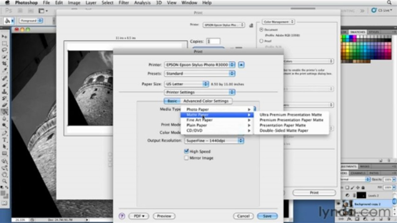 Foundations of Photography Black and White-05Printing in Black and White-03PrintDialog