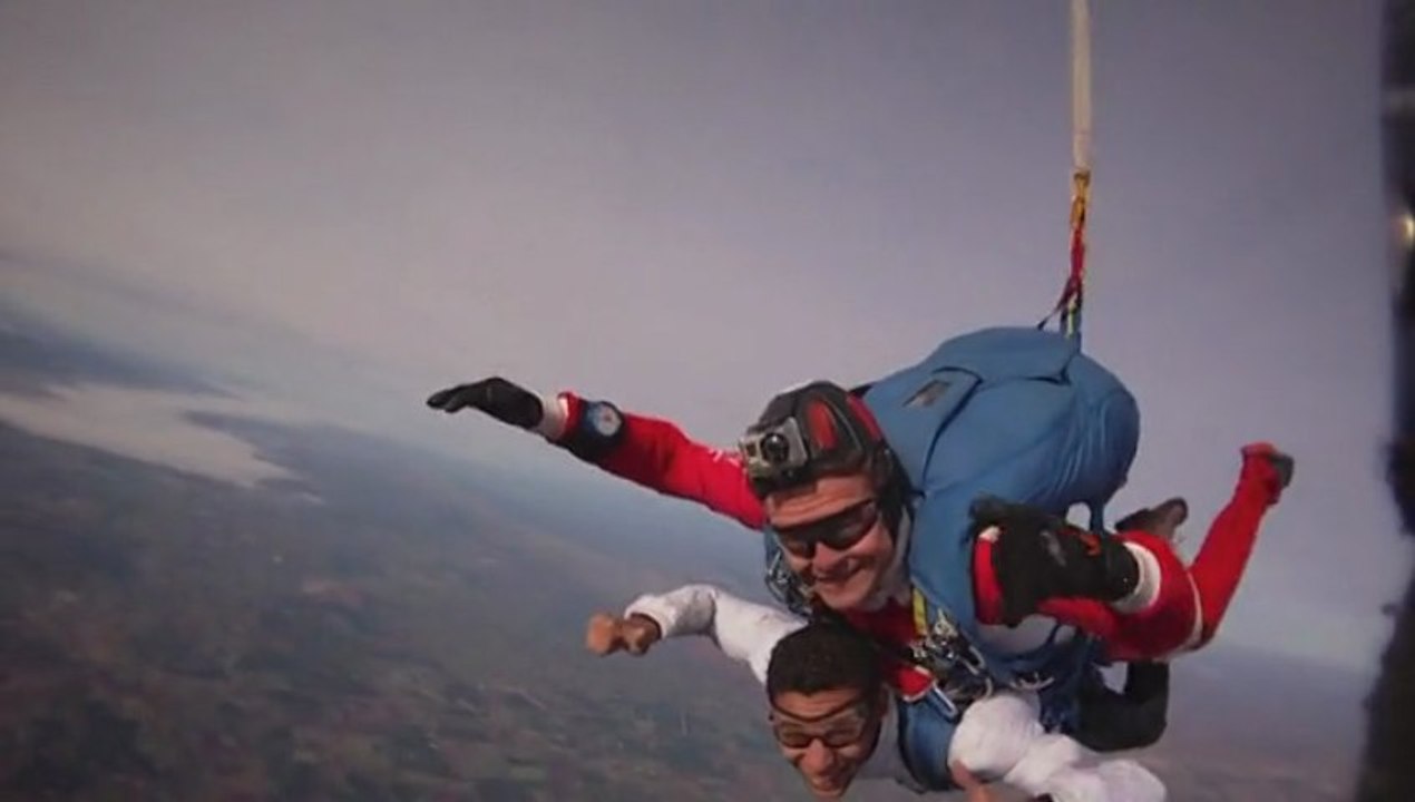 Mon 1er saut de parachute en tandem.. 4000m d'altitude, chute libre de plus de 230Km/h à Beni Mellal- Maroc