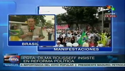 Exigen manifestantes cesen desalojos por justas deportivas en Brasil