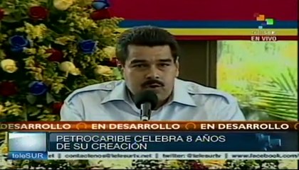 Recuerda presidente Maduro fundación de Petrocaribe hace 8 años