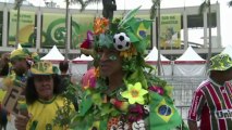 Foot: ambiance avant la finale de Coupe des Confédérations