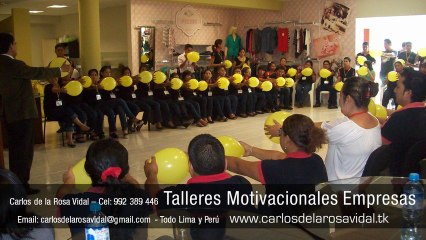 Conferencista y Capacitador | Perú Motivación, Ética y Trabajo en Equipo