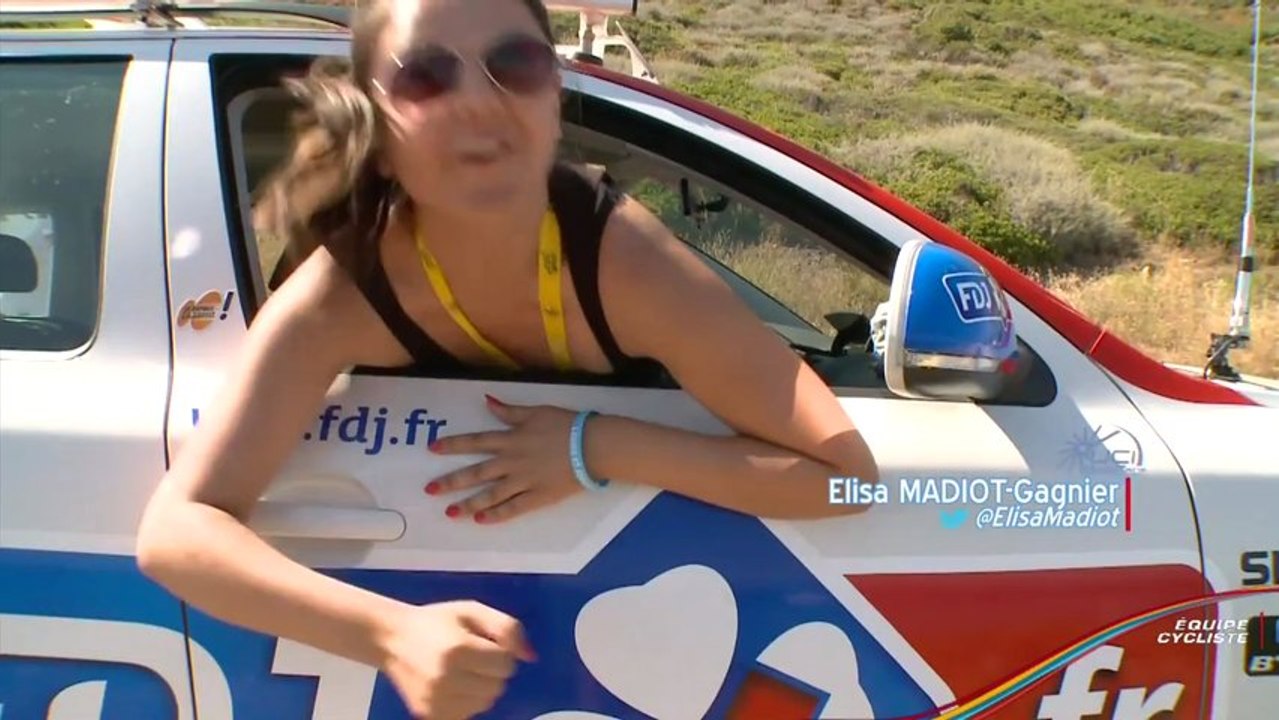 Tour de France 2013 - L'image du jour #2 - Elisa Madiot imite son oncle...
