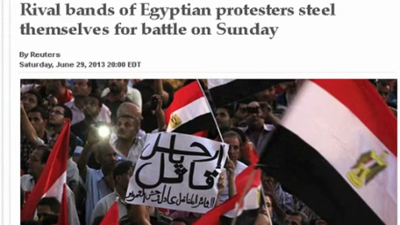 Massive Egyptian Anti-Gov_Morsi Protest Rally