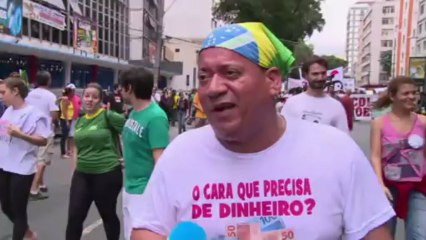 Incidente não atrapalha marchas no Rio