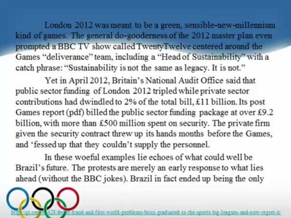Hendren Global Group, Deceit, fraud, and first world problems, How BRICS graduated to the sports big leagues and now regret it