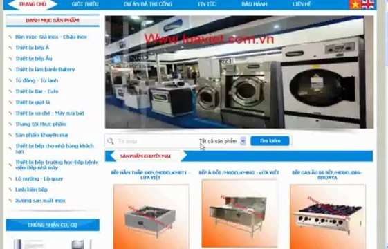 Thiết bị bếp công nghiệp - bếp nhà hàng - bếp khách sạn - bếp trường học