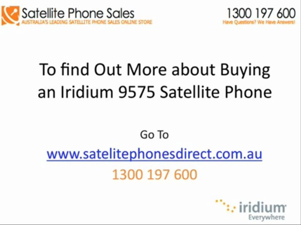 Can I receive text in Australia using my iridium 9575 sateliite phone