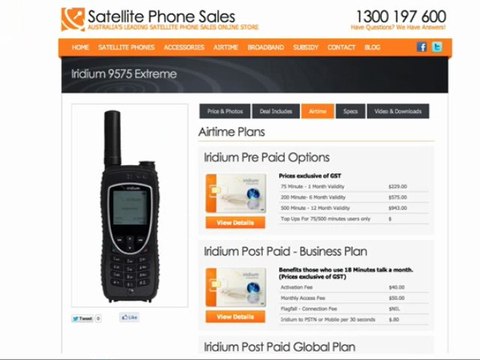 How Can I Buy An Iridium 9575 Satphone With A Pre Paid Sim Card