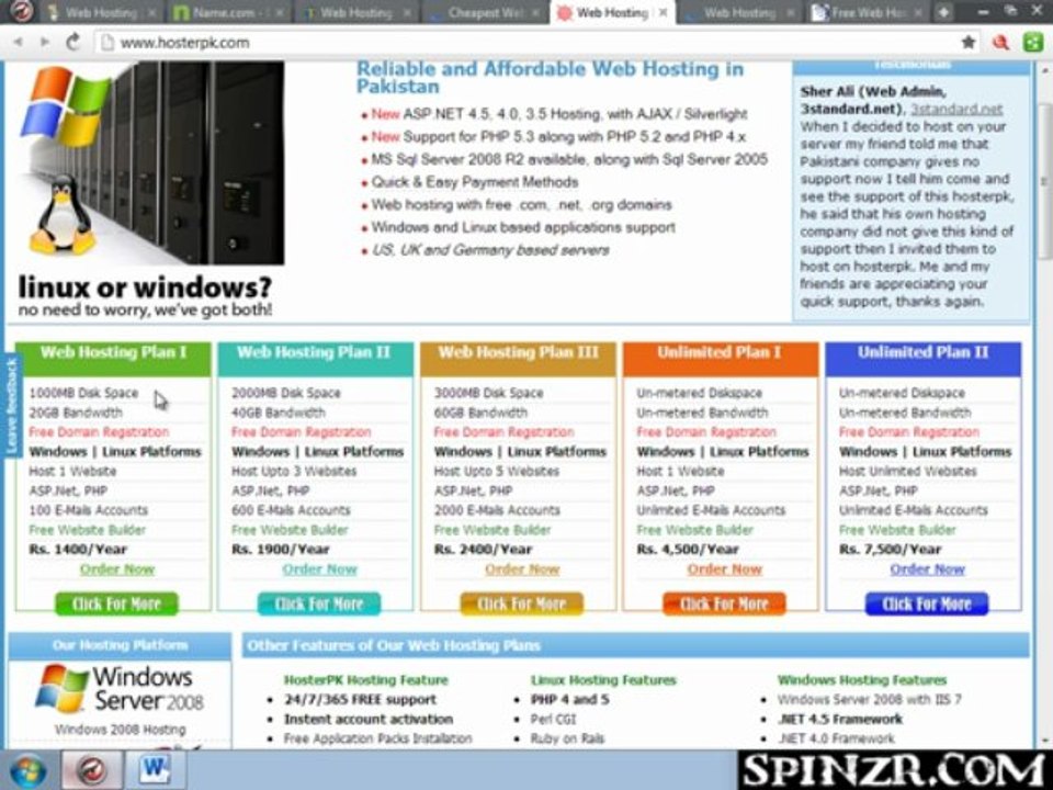 005. Domain and Hosting