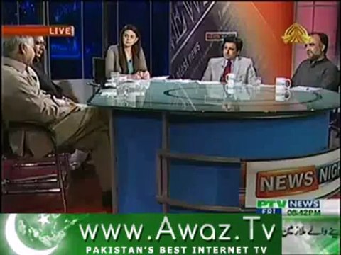 Dr. Mohammad Amjad's views in News Night with Sadia Afzaal on PTV News - 28th June 2013