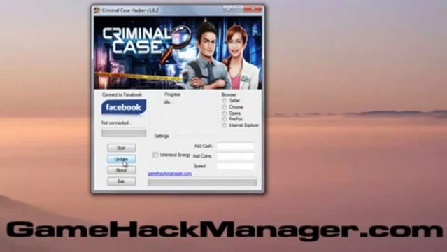Criminal Case Hack Cheat v1 6 2 Unlimited Cash Coins Energy by Skidr0w Updated 2013] -