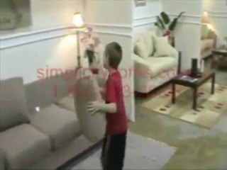8 Year Old Assembles a Simplicity Sofa in Less Than 5 Minutes